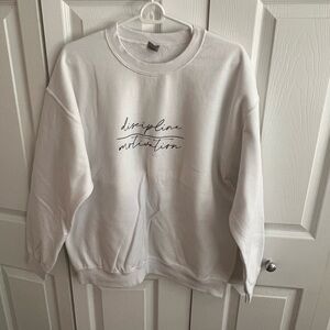 White Graphic Sweatshirt
